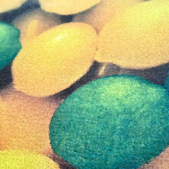 Fresh Lemon Lime Textured Glass Cutting Board Citrus Kitchen Decor 16" x 12" - Picture 3 of 9